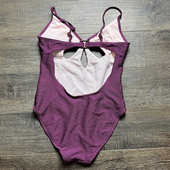 Time and Tru Purple Swim Suit One Piece ((size Small)) - Picture 3 of 5